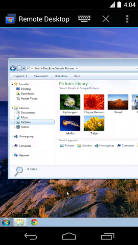 Google Chrome Remote Desktop (Bild: Google)